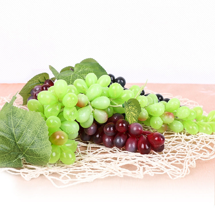 4 Bunches 60 Black Grapes Simulation Fruit Simulation Grapes PVC with Cream Grape Shoot Props - Camera Accessories by buy2fix | Online Shopping UK | buy2fix