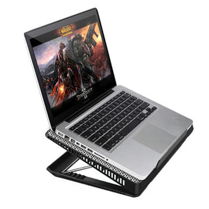 NUOXI X8 Aluminum Alloy Notebook Radiator Computer Multi-File Adjustment Bracket(Black) - Computer & Networking by NUOXI | Online Shopping UK | buy2fix