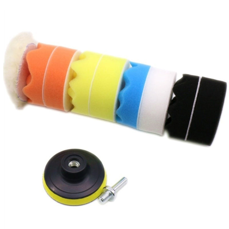 3 Inch 11 In 1 3-7 Inch Car Polishing and Waxing Sponge Plate Sponge Pad Set - Polishing Machine & Accessories by buy2fix | Online Shopping UK | buy2fix