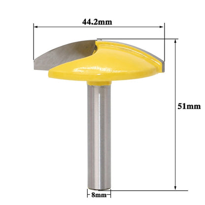 8-Handle Thin Flat-Bottomed Cutter Woodworking Milling Cutter - Others by buy2fix | Online Shopping UK | buy2fix