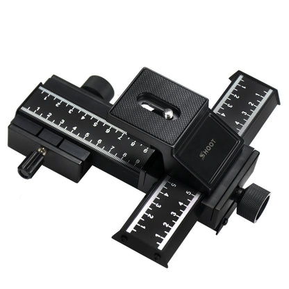 Shoot 4-Way Macro Focusing Focus Rail Slider / Close-Up Shooting Rail Slider - Camera Slider by Shoot | Online Shopping UK | buy2fix