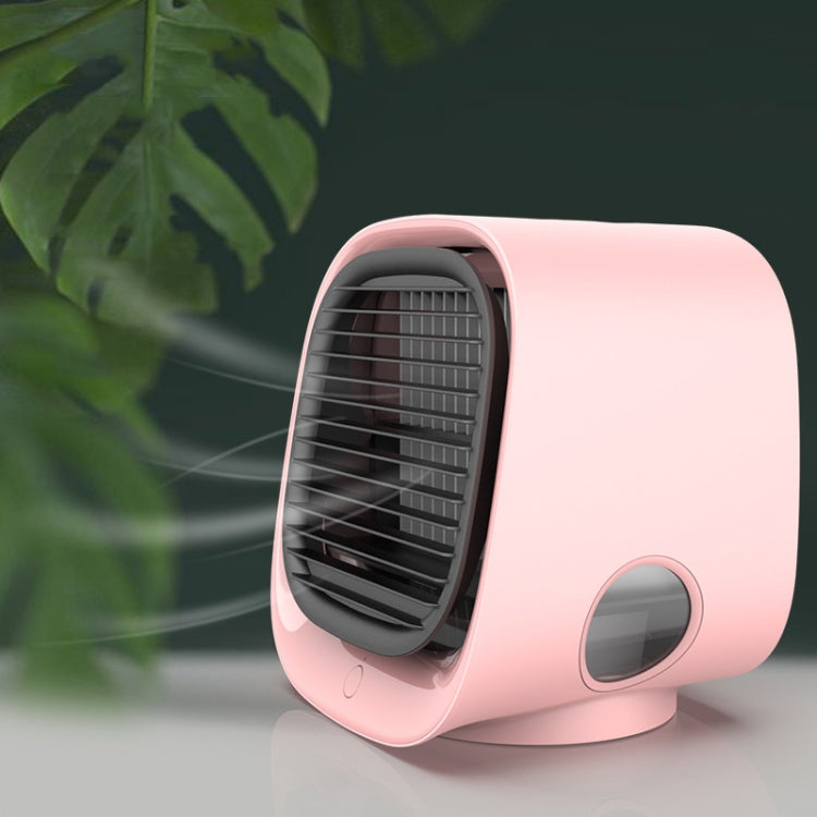 Desktop Cooling Fan USB Portable Office Cold Air Conditioning Fan, Colour: M201 Cherry Pink - Electric Fans by buy2fix | Online Shopping UK | buy2fix