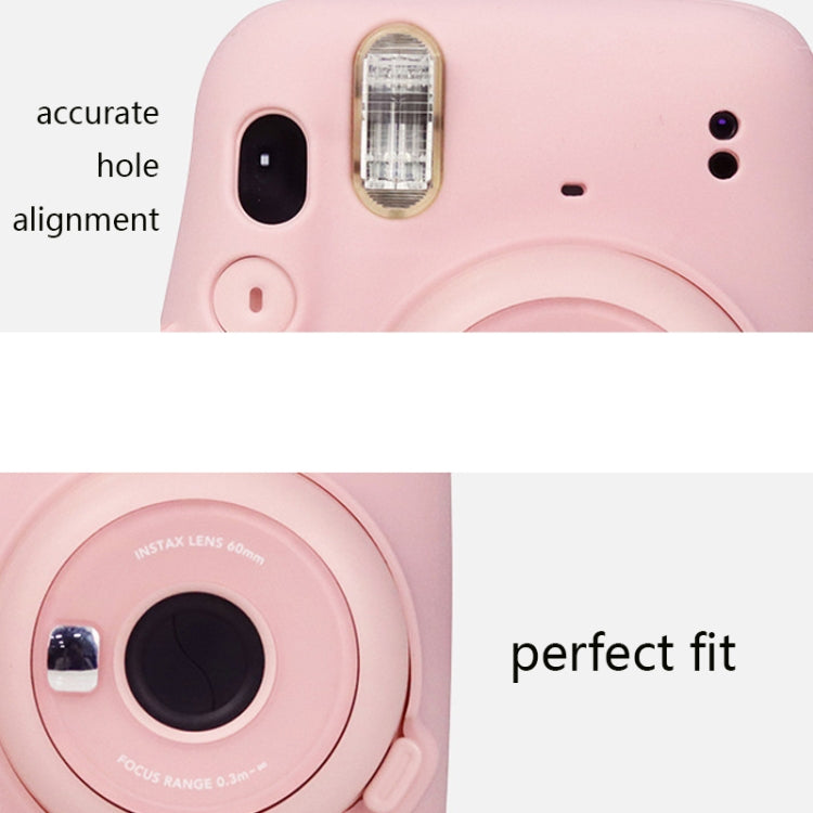 Camera Jelly Color Silicone Protective Cover For Fujifilm Instax mini 11(Purple) - Camera Accessories by buy2fix | Online Shopping UK | buy2fix