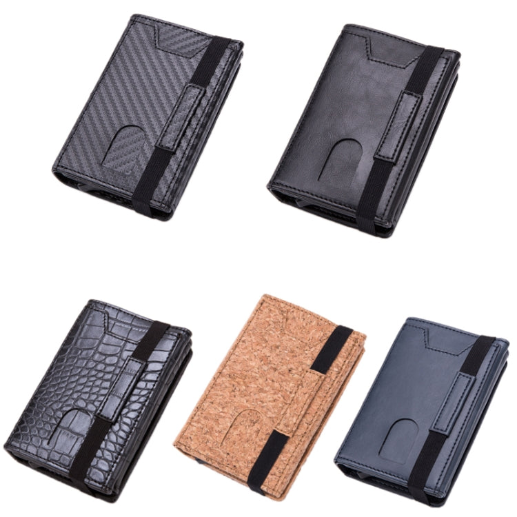 RFID Anti-Theft Aluminum Alloy Card Case(Carbon Fiber Black) - Antimagnetic RFID Package by buy2fix | Online Shopping UK | buy2fix