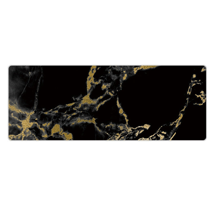 400x900x3mm Marbling Wear-Resistant Rubber Mouse Pad(Black Gold Marble) - Mouse Pads by buy2fix | Online Shopping UK | buy2fix