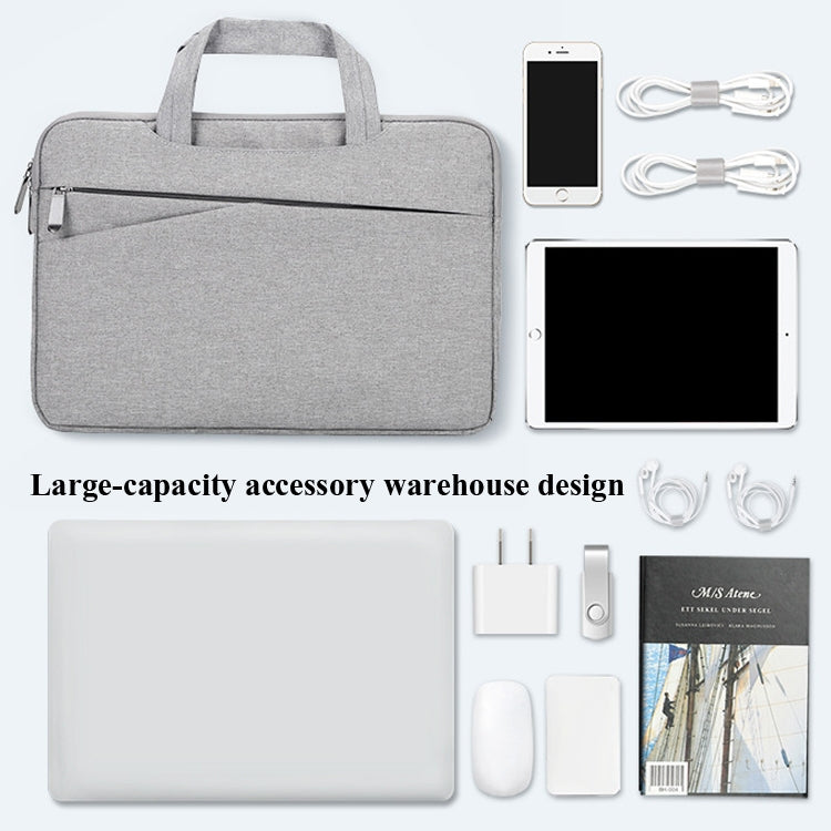 BUBM FMBX Laptop Liner Bag Business Computer Bag Large-Capacity Computer Handbag, Size: 14 inch(Gray) - 14.1 inch by BUBM | Online Shopping UK | buy2fix