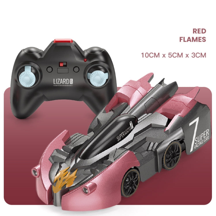 Remote Control Wall Climbing Car Mini Electric Remote Control Car Children Toy(Red Flame Handle RC Edition) - RC Cars by buy2fix | Online Shopping UK | buy2fix