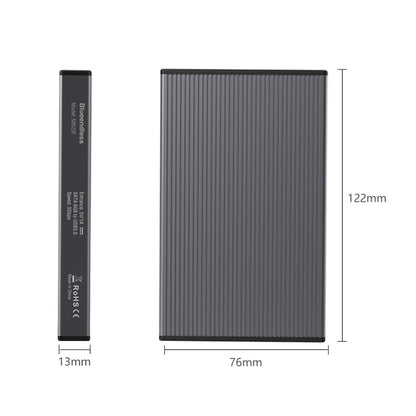 Blueendless 2.5 inch Mobile Hard Disk Box SATA Serial Port USB3.0 Free Tool SSD, Style: MR23F-C Port - HDD Enclosure by Blueendless | Online Shopping UK | buy2fix