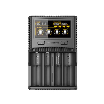 NITECORE 4-Slot Smart LCD Fast Charger, Model: SC4(US Plug) - Charger & Converter by NITECORE | Online Shopping UK | buy2fix