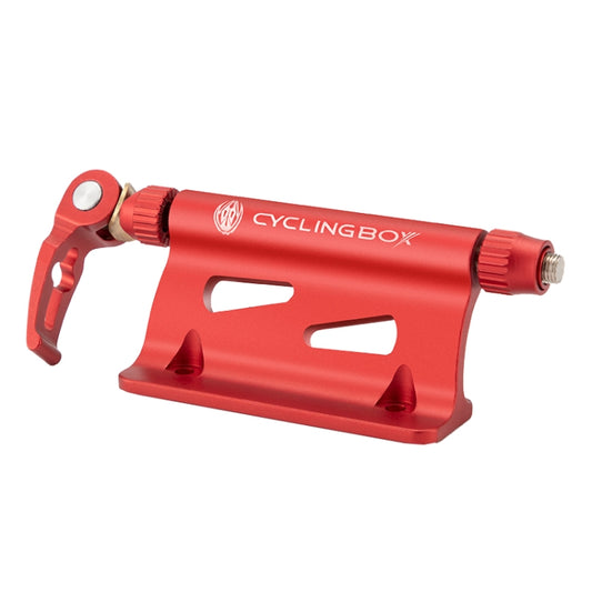 CYCLINGBOX BG-0171 Bike Aluminum Portable Quick-Removal Front Fork Fixed Frame Rear Hanging Frame Car Top Fixture Equipment(Red) - Holders by buy2fix | Online Shopping UK | buy2fix
