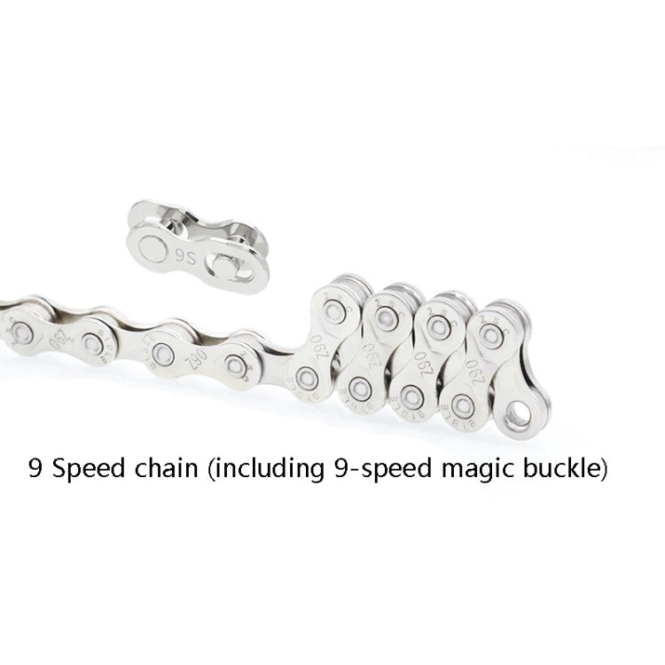 Mountain Road Bike Chain Electroplating Chain, Specification: 9 Speed chain - Outdoor & Sports by buy2fix | Online Shopping UK | buy2fix