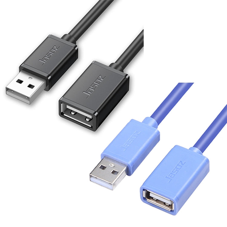 3 PCS Jasoz USB Male to Female Oxygen-Free Copper Core Extension Data Cable, Colour: Dark Blue 0.5m - USB Cable by buy2fix | Online Shopping UK | buy2fix