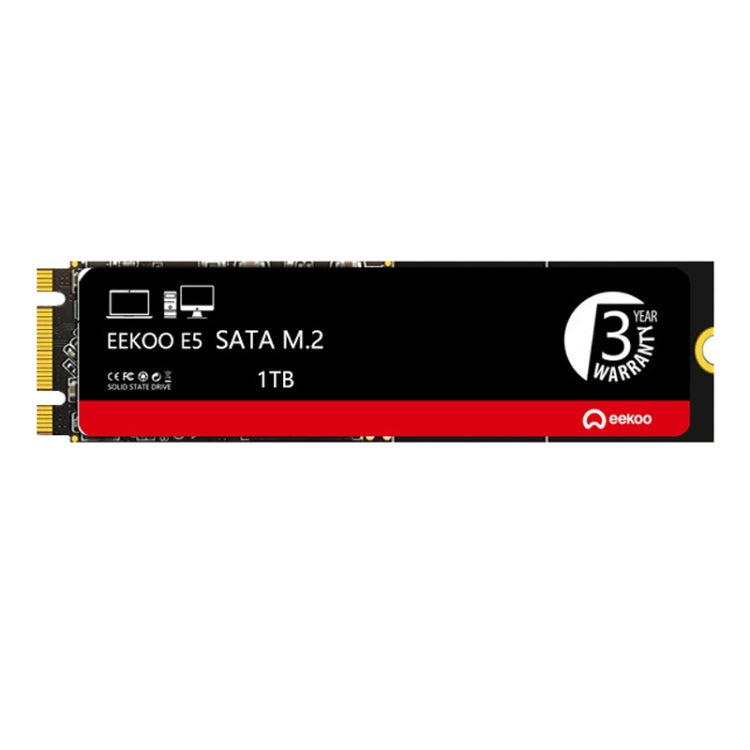 Eekoo E5 M.2 SATA Solid State Drives for Desktops / Laptops, Capacity: 1TB - External Solid State Drives by eekoo | Online Shopping UK | buy2fix