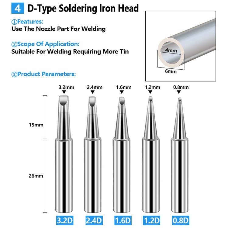 17 PCS / Set Soldering Tips 936 Soldering Station Pure Copper Soldering Iron Tips Lead-Free Soldering Iron Tips - Home & Garden by buy2fix | Online Shopping UK | buy2fix