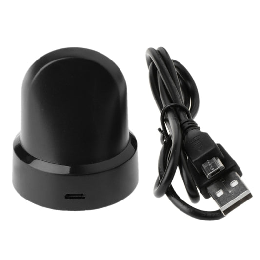 USB Wireless Charging Dock Holder Charger with Micro USB Cable for Samsung Gear S2 S3 Classic Frontier - Mobile Accessories by buy2fix | Online Shopping UK | buy2fix