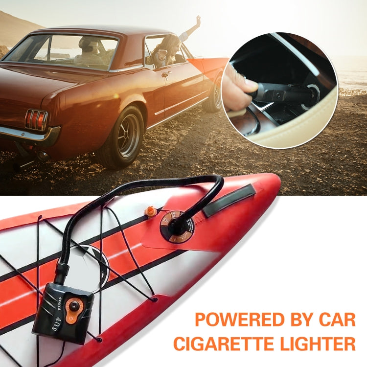 HT-785 SUP Paddle Board 16PSI High Pressure Car Inflatable Pump 12V Electric Air Pump With 6 Connectors - In Car by buy2fix | Online Shopping UK | buy2fix