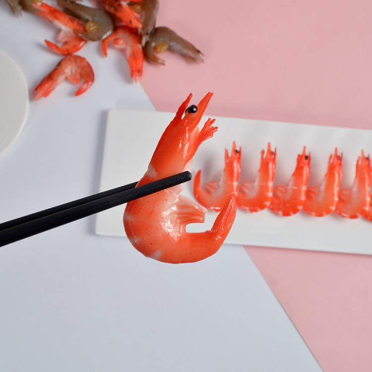 3 PCS Simulation Shrimp Camera Props Children Play House Toys(Big Grilled Shrimp) - Camera Accessories by buy2fix | Online Shopping UK | buy2fix