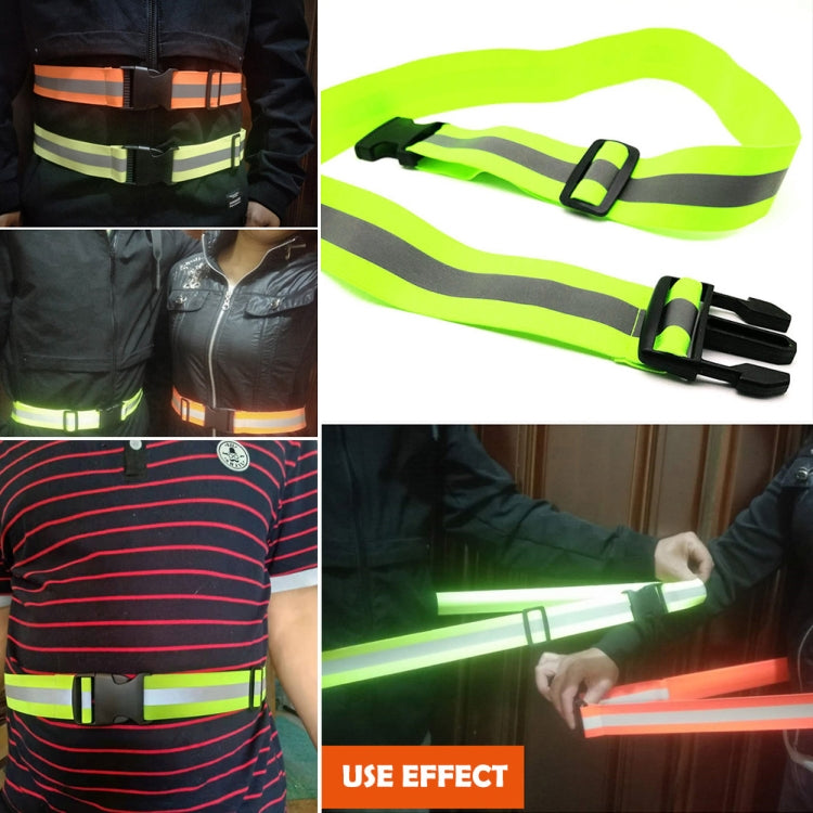 Reflective Elastic Band Suit Night Running Construction Site Traffic Safety Reflective Equipment,Style: 1 Belt+4 Arm Strap+2 Snap Circle+ Storage Bag - Workplace Safety Supplies by buy2fix | Online Shopping UK | buy2fix