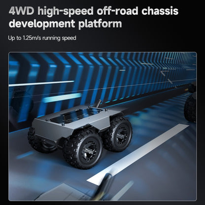 Waveshare WAVE ROVER Flexible Expandable 4WD Mobile Robot Chassis, Onboard ESP32 Module(UK Plug) - Robotics Accessories by Waveshare | Online Shopping UK | buy2fix