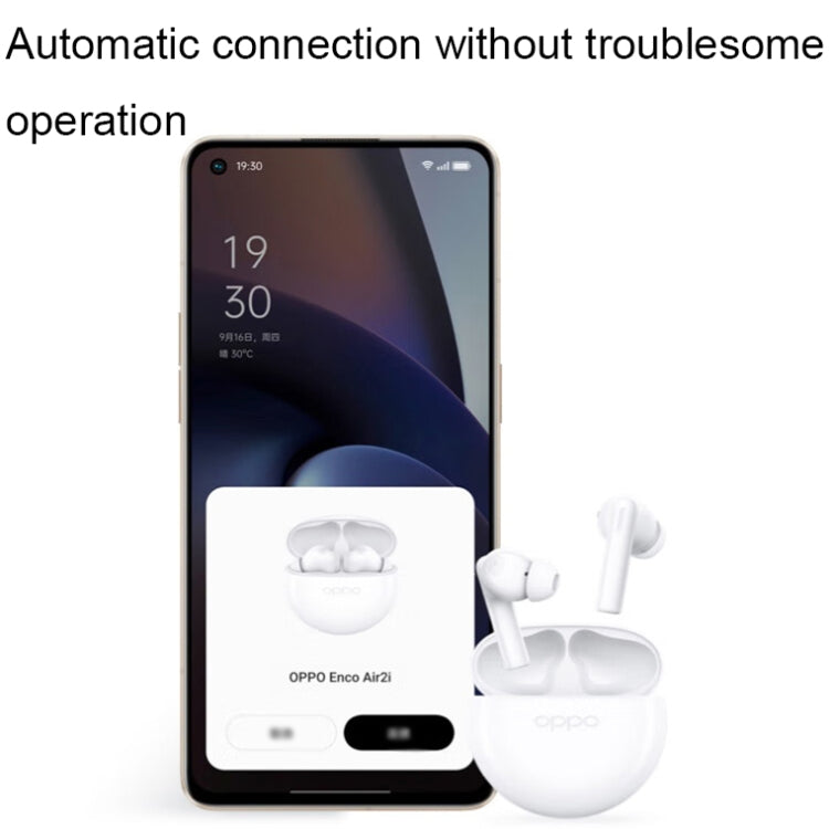 OPPO Enco Air2i In-Ear AI Call Noise Reduction Music Game Wireless Bluetooth Earphones(Black) - Bluetooth Earphone by OPPO | Online Shopping UK | buy2fix