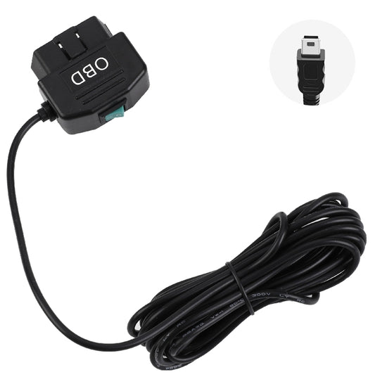 H507 Driving Recorder OBD Step-down Line Car ACC Three-Core Power Cord 12/24V To 5V 3A Low Pressure Protection Line, Specification: Mini Straight - In Car by buy2fix | Online Shopping UK | buy2fix