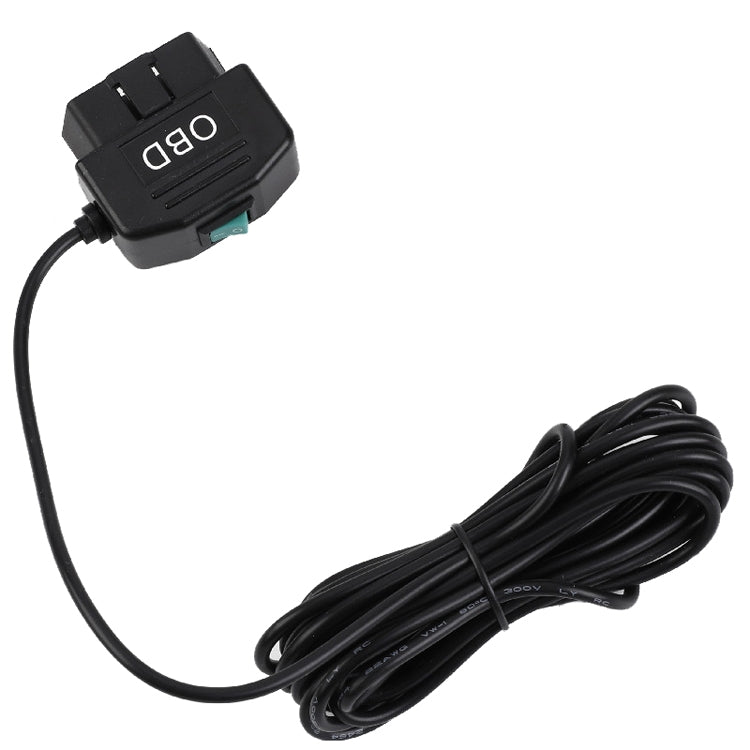 H507 Driving Recorder OBD Step-down Line Car ACC Three-Core Power Cord 12/24V To 5V 3A Low Pressure Protection Line, Specification: Mini Straight - In Car by buy2fix | Online Shopping UK | buy2fix