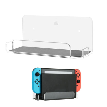 Game Console Wall Storage Bracket Game Console Accessories Storage Rack For Nintendo Switch(Transparent) - Holder by buy2fix | Online Shopping UK | buy2fix