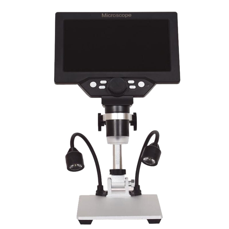 G1200D 7 Inch LCD Screen 1200X Portable Electronic Digital Desktop Stand Microscope(US Plug Without Battery) - Digital Microscope by buy2fix | Online Shopping UK | buy2fix