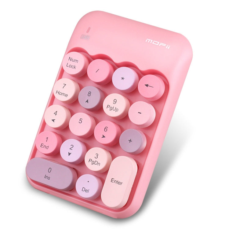 MOFii X910 2.4G 18 Keys 1600 DPI Wireless Numeic Keypad(Pink) - Wireless Keyboard by MOFii | Online Shopping UK | buy2fix