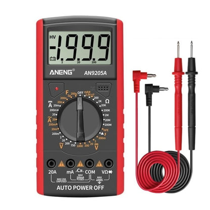 ANENG Automatic High-Precision Intelligent Digital Multimeter, Specification: AN9205A(Red) - Digital Multimeter by ANENG | Online Shopping UK | buy2fix