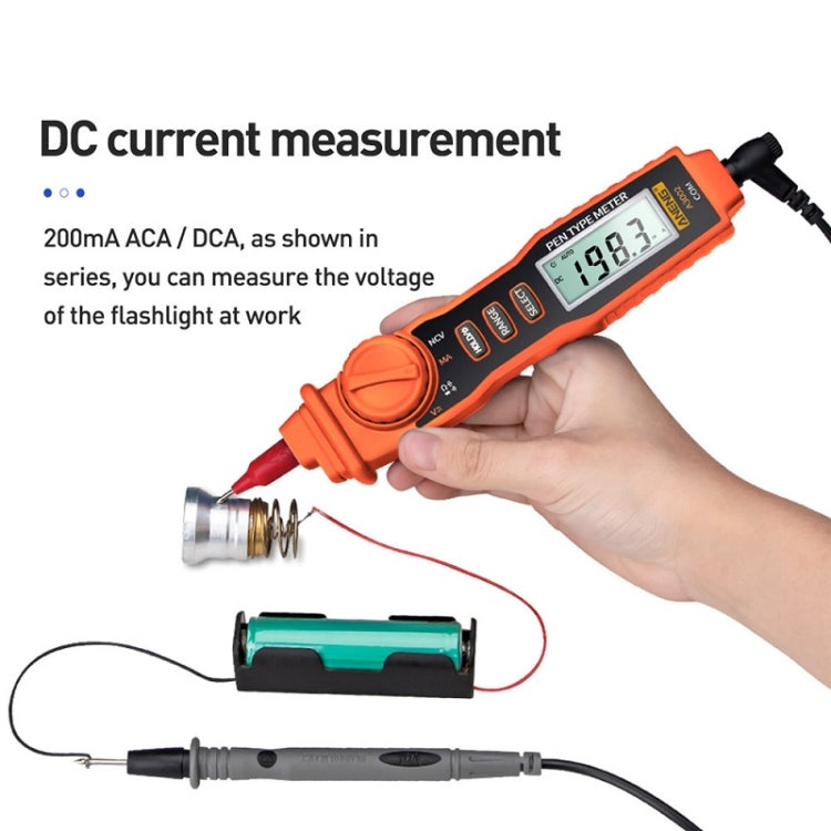 ANENG A3002 Multi-Function Pen-Type High-Precision Smart Multimeter(Orange) - Consumer Electronics by ANENG | Online Shopping UK | buy2fix