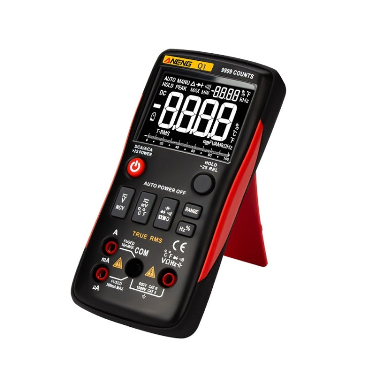 ANENG AN-Q1 Automatic High-Precision Intelligent Digital Multimeter, Specification: Standard(Red) - Digital Multimeter by ANENG | Online Shopping UK | buy2fix