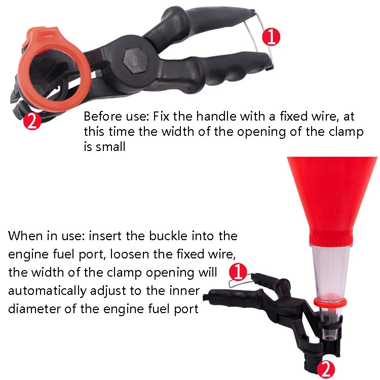 Car Plus Oil Funnel Tool Oil Filling Machine, Specification: B Version - In Car by buy2fix | Online Shopping UK | buy2fix