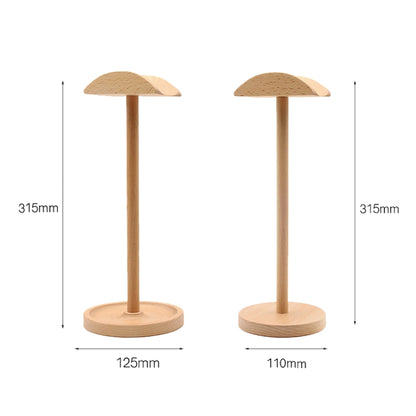AM-EJZJ001 Desktop Solid Wood Headset Display Stand, Style: E - Apple Accessories by buy2fix | Online Shopping UK | buy2fix