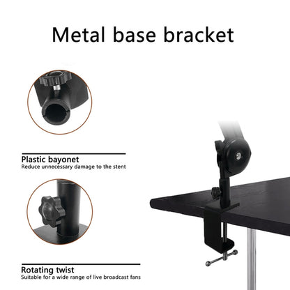 Microphone Desktop Cantilever Stent 360 Degree Rotating Bracket(GAZ-40P W) - Consumer Electronics by buy2fix | Online Shopping UK | buy2fix