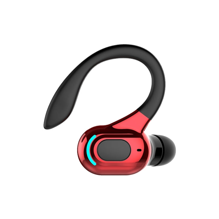 F8 Bluetooth 5.1 Ear-Mounted Stereo Wireless Sports Earphone(Black+Red) - Bluetooth Earphone by buy2fix | Online Shopping UK | buy2fix