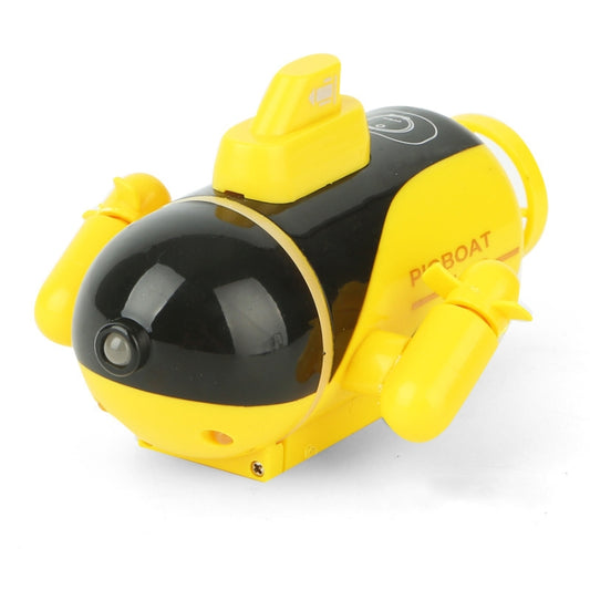 777-219 Mini Remote Control Submarine Small Remote Control Boat(Yellow) - RC Boats by buy2fix | Online Shopping UK | buy2fix