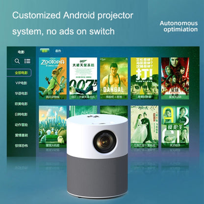 M1 Home Commercial LED Smart HD Projector, Specification: EU Plug(Phone with Screen Version) - Consumer Electronics by buy2fix | Online Shopping UK | buy2fix