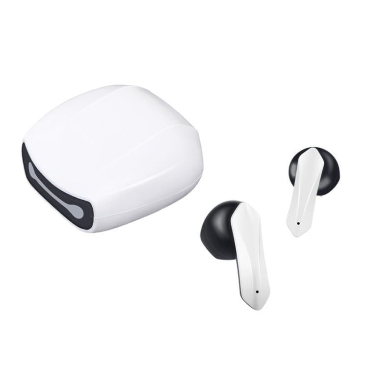 TWS Bluetooth 5.2 In-Ear Gaming Earphone With Breathing Light(White) - TWS Earphone by buy2fix | Online Shopping UK | buy2fix