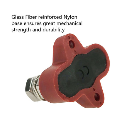 Double Terminal Block Spiral Fixed Wire Connector, Color: M6 Red - In Car by buy2fix | Online Shopping UK | buy2fix