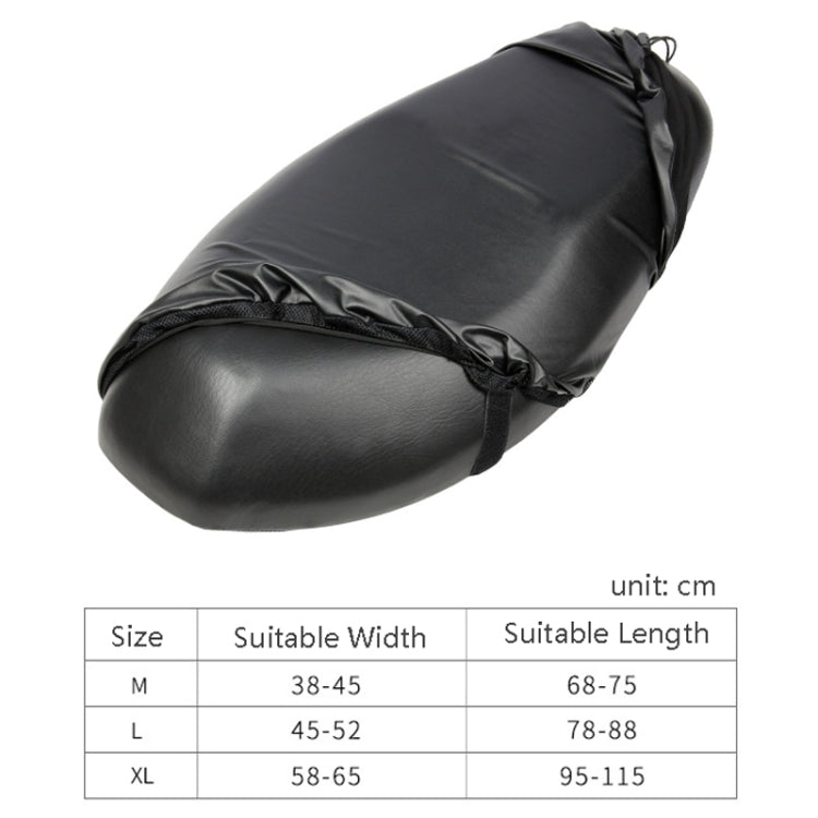 MC1004 Motorcycle Sun Protection Dustproof Rain Seat Cover, Specification: L(Black) - In Car by buy2fix | Online Shopping UK | buy2fix