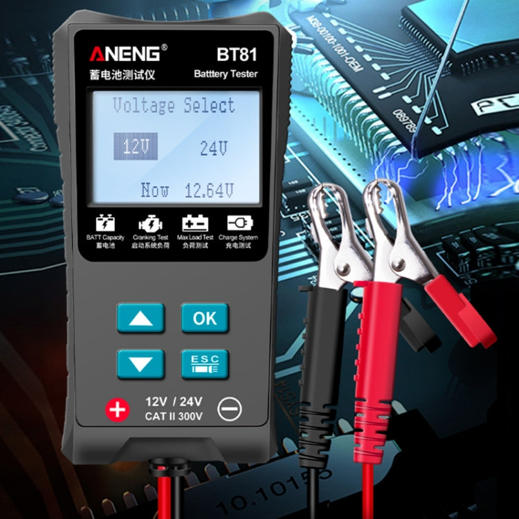 ANENG BT81 12V/24V Battery Internal Resistance Capacity Detector - Battery & Resistance Tester by ANENG | Online Shopping UK | buy2fix