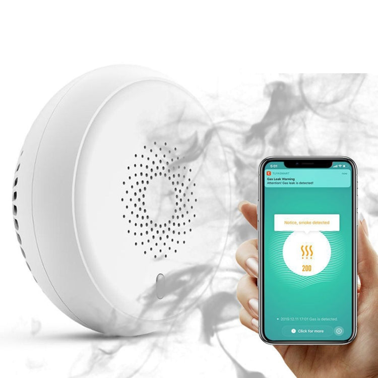 ZB-SMK-1 Smart Wireless Smoke Detector - Security by buy2fix | Online Shopping UK | buy2fix