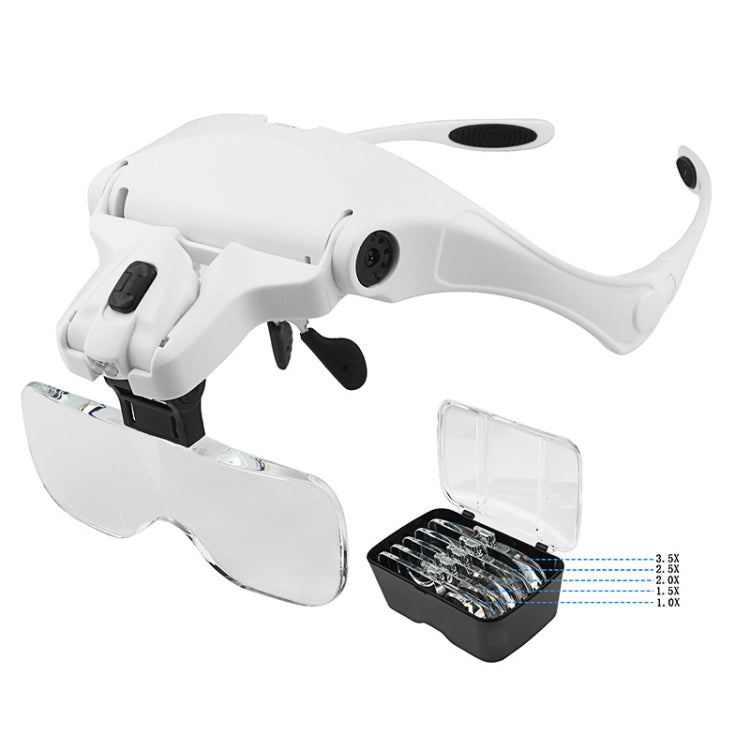 9892B2 1X / 1.5X / 2X / 2.5X / 3.5X Multifunctional Head Mounted Magnifier - Consumer Electronics by buy2fix | Online Shopping UK | buy2fix