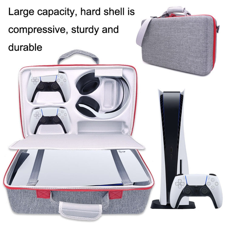 GH1881 Portable Game Console Storage Bag For PS5(Gray) - Bags by buy2fix | Online Shopping UK | buy2fix