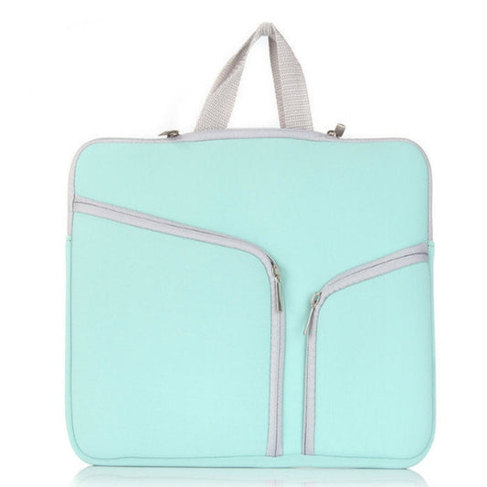 T228 Diving Material Computer Bag Multi-pocket Laptop Liner Bag, Size: 13 Inch(Mint Green) - 13.3 inch by buy2fix | Online Shopping UK | buy2fix