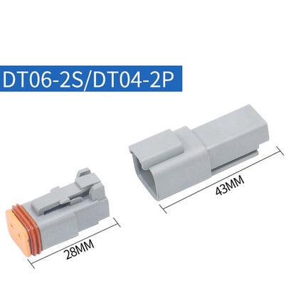 4 PCS DT04-2P / DT06-2S With Copper Car Waterproof Connector Conductive Connection Terminal - In Car by buy2fix | Online Shopping UK | buy2fix