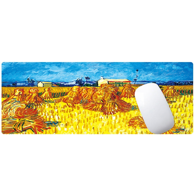 300x800x3mm Locked Am002 Large Oil Painting Desk Rubber Mouse Pad(Carriage) - Mouse Pads by buy2fix | Online Shopping UK | buy2fix