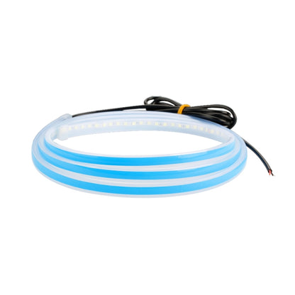 Car LED Streamer Decorative Hood Atmosphere Lights, Style: Monochrome Ice Blue Light(1.5m) - In Car by buy2fix | Online Shopping UK | buy2fix