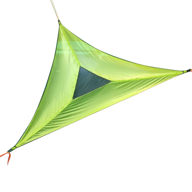 Aerial Multiplayer Triangle Hammock Folding Mesh Hammock Tree Tent,Size: 280x280x280cm Green - Hammocks by buy2fix | Online Shopping UK | buy2fix